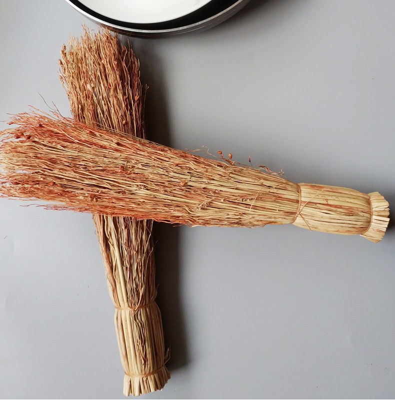 高粱穗刷锅炊帚高粱苗老式洗锅刷碗刷子厨房用天然案板锅刷扫大号长高