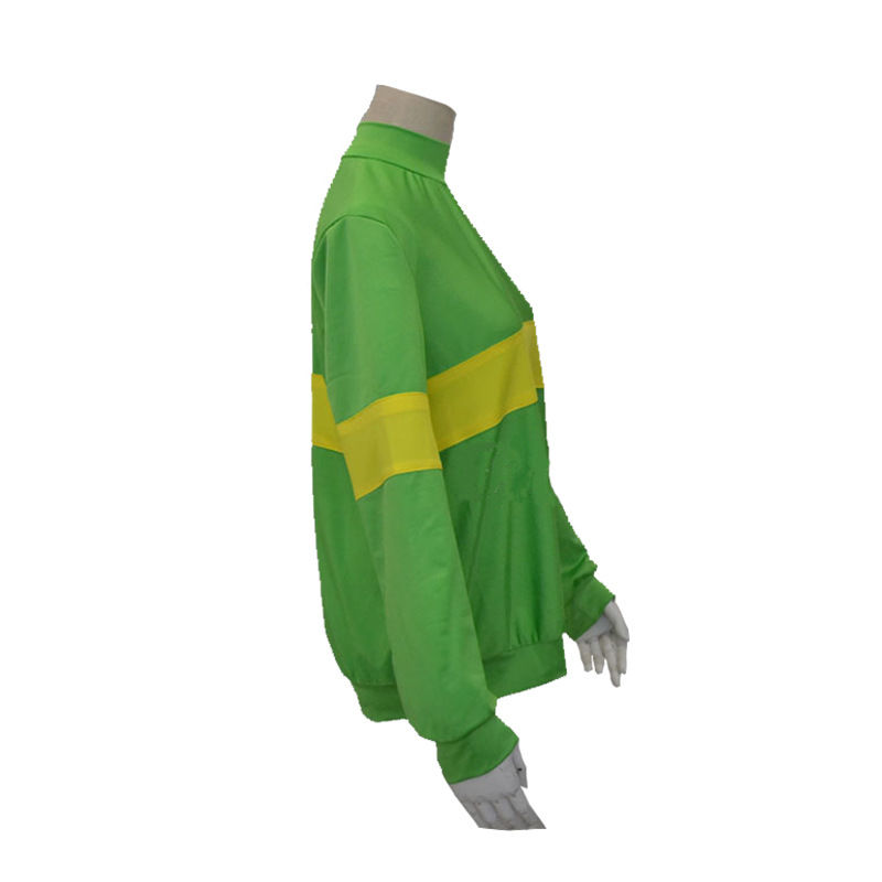 cosplay服装frisk 弗里斯克cos服装女动漫服装 绿色全套(上衣 短裤)