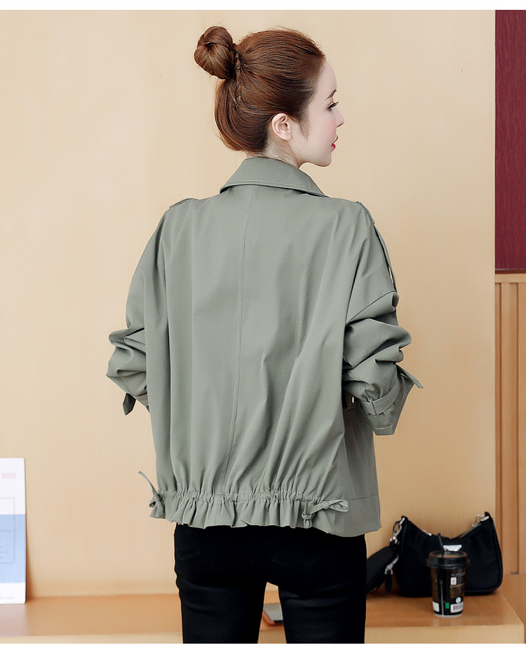 早春季小个子风衣外套女春秋2021年新款女装ins潮流薄款夹克上衣