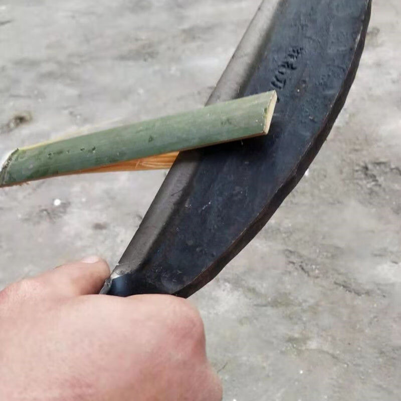 篾刀锻打弹簧钢破竹刀柴树农用柴刀篾竹编竹刀 纯手工老式篾刀约1.