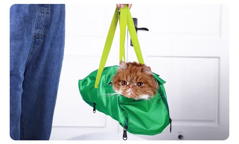 唐造 猫剪指甲固定包 猫咪保定包洗猫袋洗澡猫猫剪指甲防抓咬袋子固定