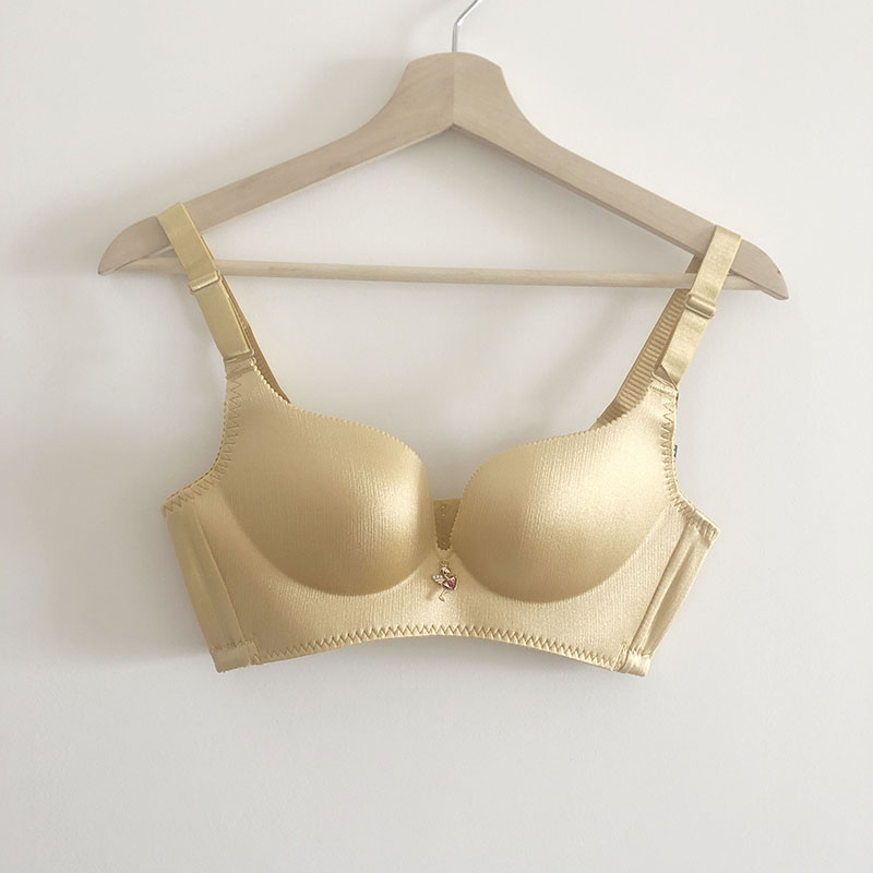 浪莎官方美背文胸21年新款商场撤柜无痕无钢圈内衣调整