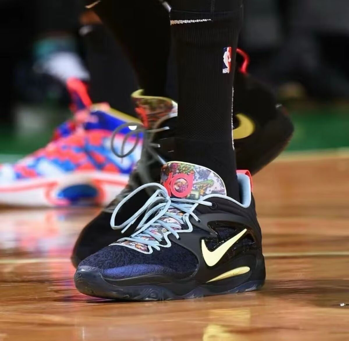 官方舰店杜兰特15代荧光绿灰白kd15蓝紫绿粉色减震气垫实战低帮男篮球