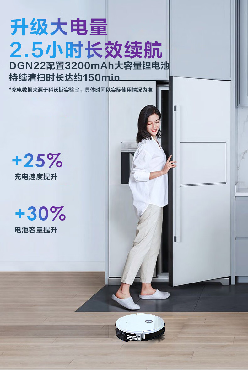 78638-科沃斯Ecovacs扫地机器人洗地机芙万全自动扫拖一体智能规划扫地机器DGN22官方自营旗舰款新品 2021款-详情图
