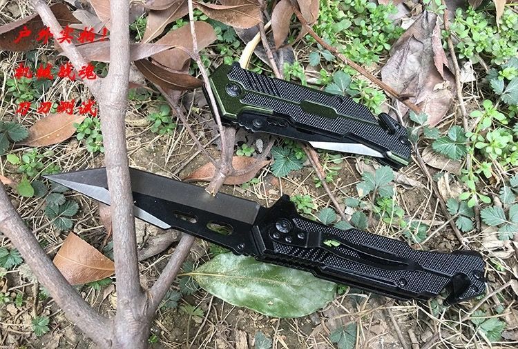 尼泊尔户外多功能折叠刀冷小刀防身荒野求生刀锋利军刀野外用水果刀