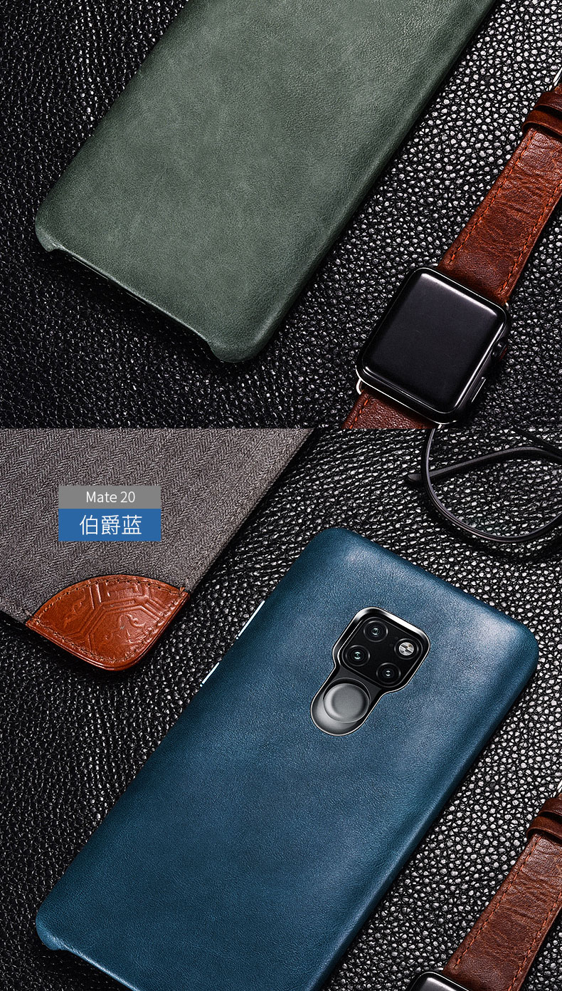 简宿适用于华为mate20手机壳p20pro真皮保护套限量版保时捷mate20高档