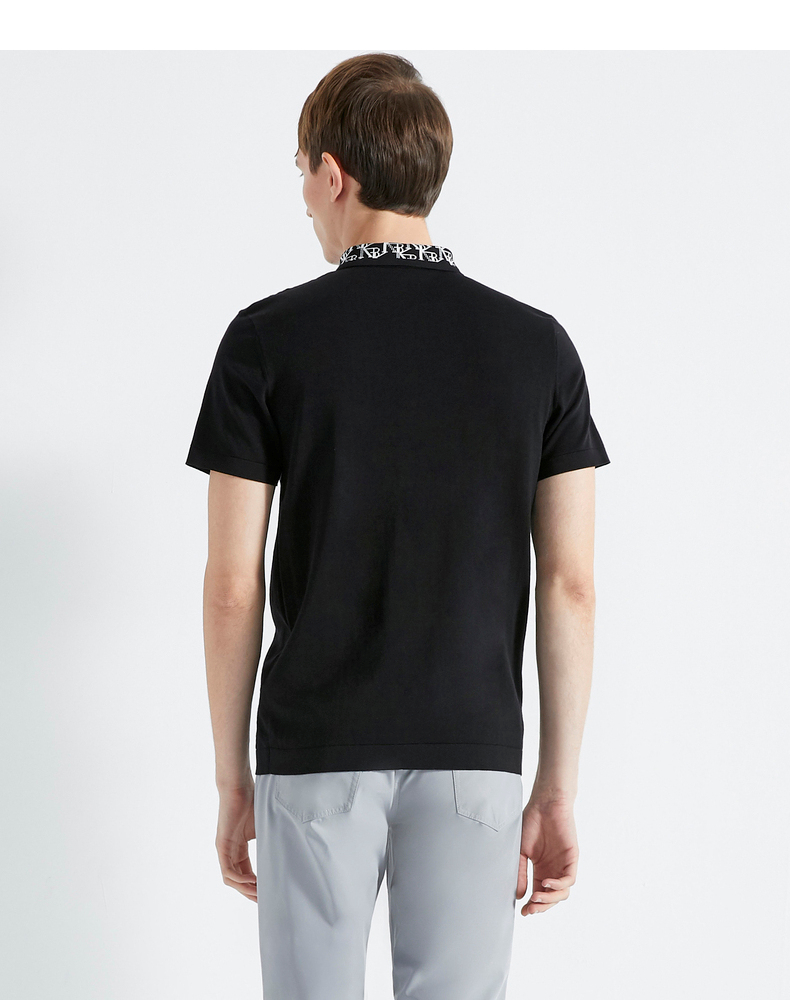 【a】【专柜同款】劲霸短袖天丝t恤fttg1701 黑色 165