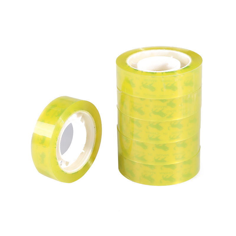 文具小胶带学生文具胶带胶布透明胶文具错题手撕胶纸强力胶条细窄12卷