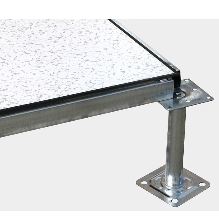 防静电地板支架 机房静电地板600pvc抗静电高空架活动地板电脑房弱电