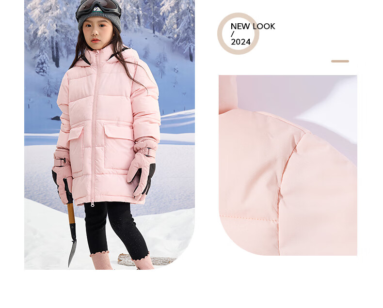 JEANSWEST Boys' Cotton Padded Jacket Autumn Winter 2025 Girls' Cotton Coat Warm Children's Cotton Clothes Windproof Winter Outerwear for Older Kids 6