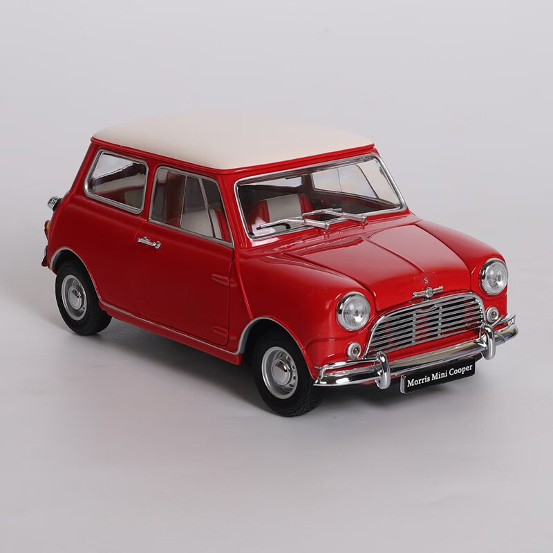 京商1:18 奥斯汀 迷你库伯mini cooper 老款车模型 红色【图片 价格