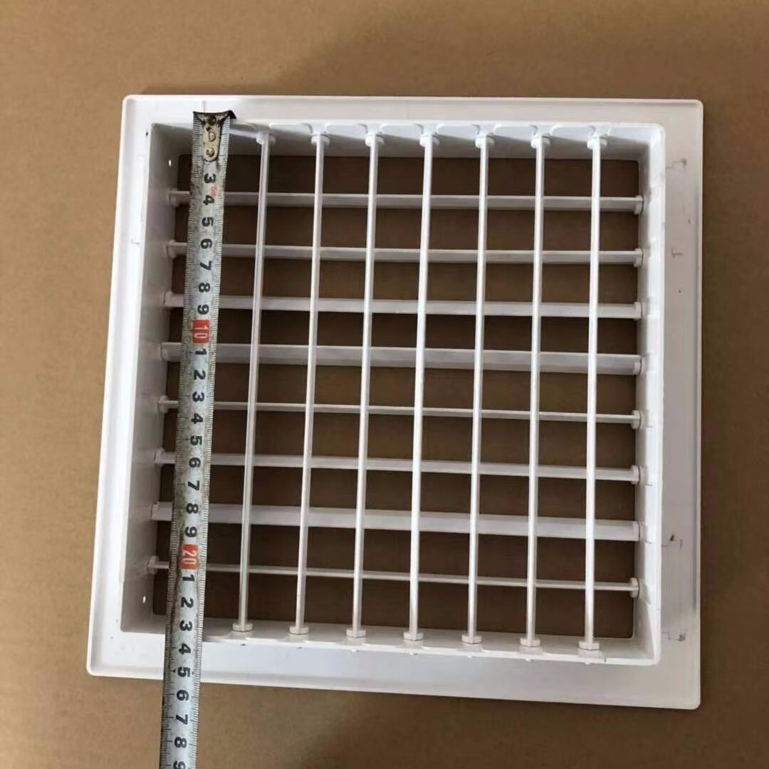 60君闵abs风口方变圆中央空调出风口天圆地方双层百叶新风风口出