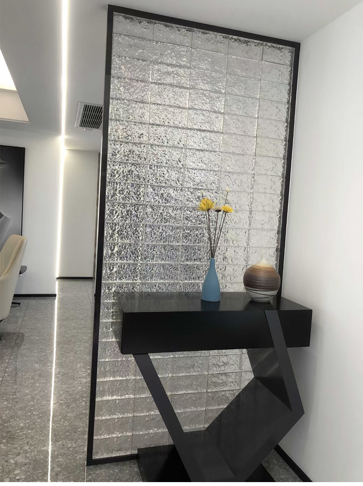 云雾空心玻璃砖隔断墙大块空心砖水晶砖卫生间办透明玻璃砖隔断背景墙