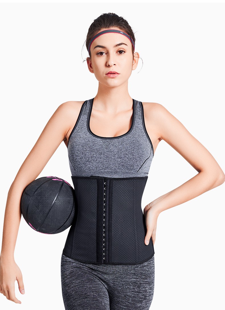 曼迪卡威束腰带运动暴汗腰带护腰女腰封春夏健身腰托男腰带跑步1肤色