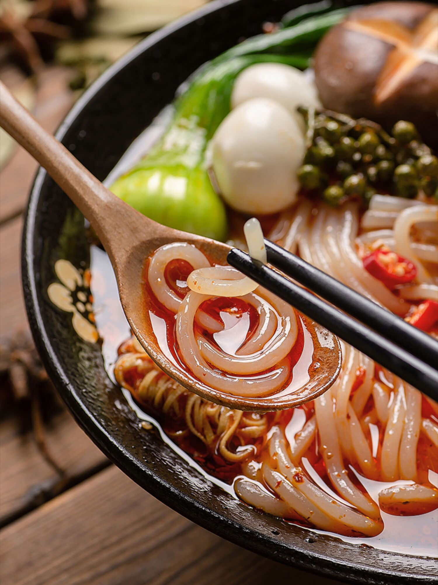 5袋装过桥米线云南米粉酸辣粉速食粉丝螺蛳粉土豆粉 半干:过桥米线x5