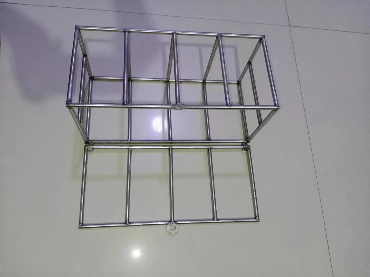 100方混凝土试块笼子同条件试块养护笼砼试块浸水钢筋养护笼加密 150