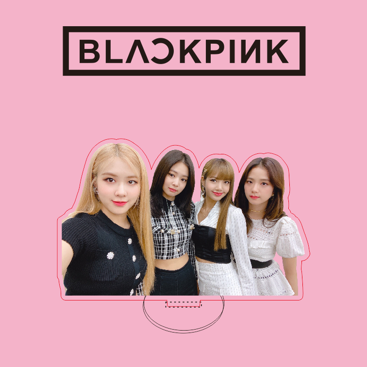 blackpink立牌lisa金智妮朴彩英金智秀周边桌面人形站牌创意礼品者自