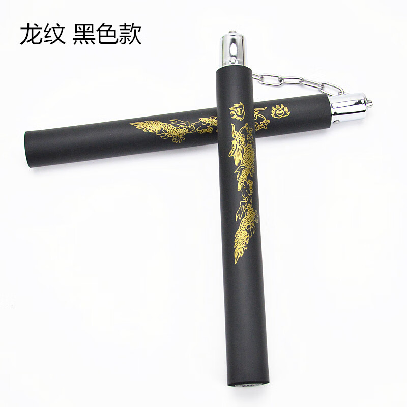 m海绵双节棍双截棍儿童练习棍表演棍新手初学者跆拳道训练排练道具b龙