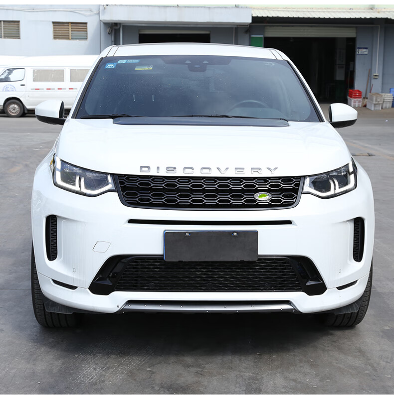 适用于 20-22款路虎发现运动版改装进气格栅蜂窝中网亮黑曜外观配件