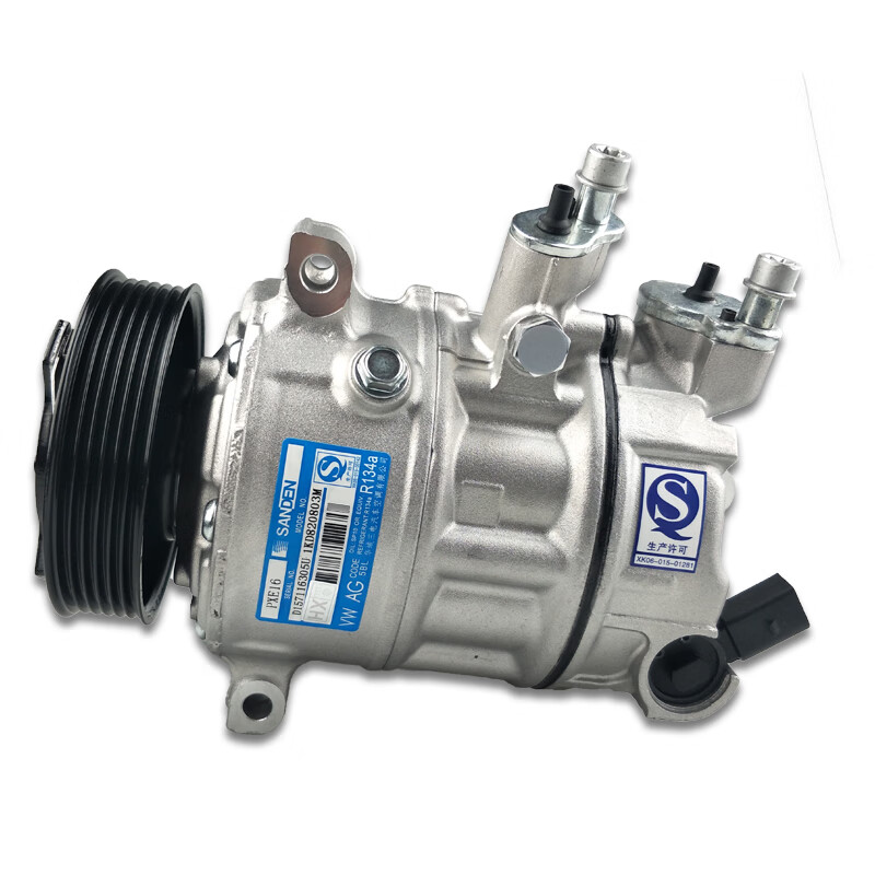 适配大众空调压缩机速腾途观迈腾朗逸高6新帕明锐捷达polo冷气泵 polo