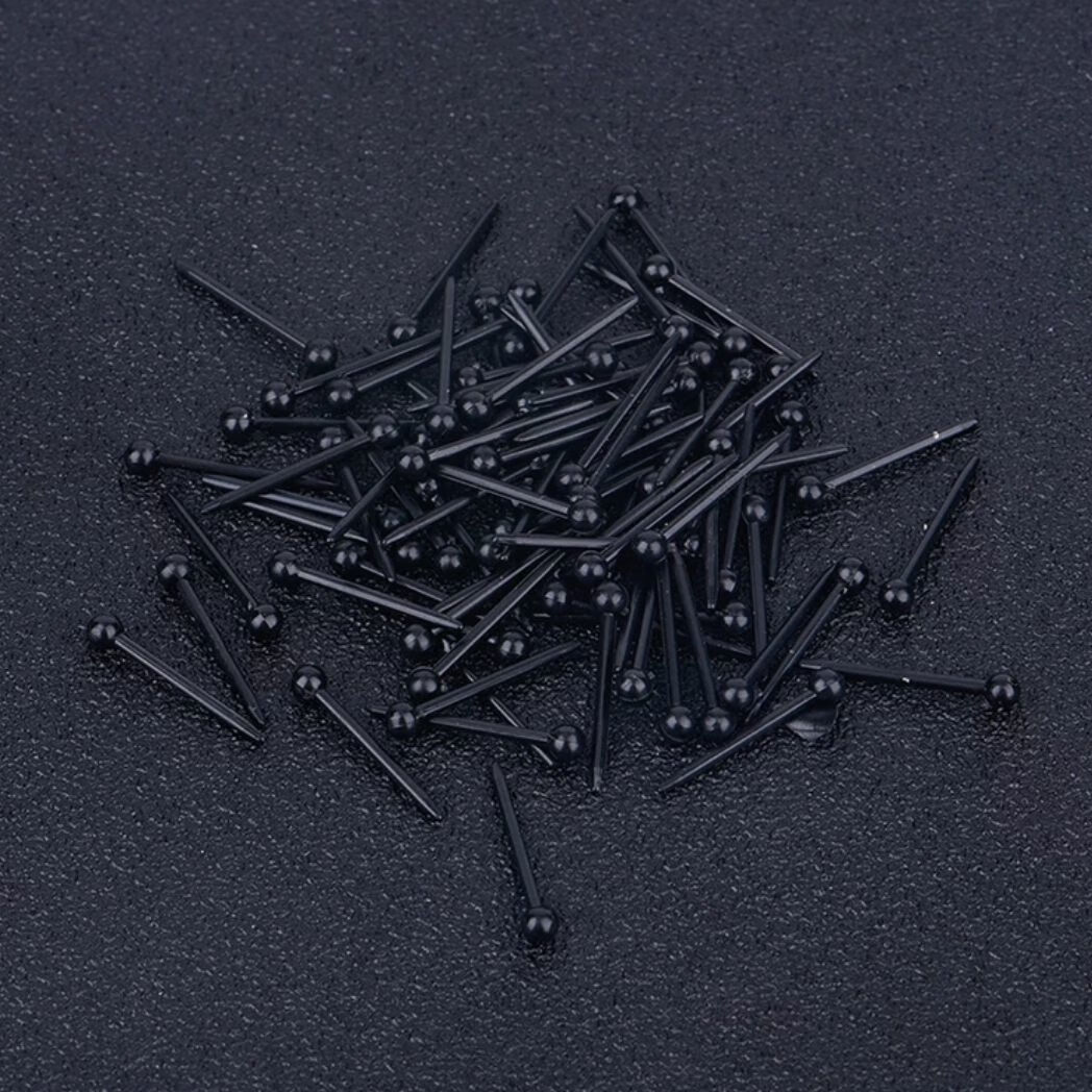 耳棒防过敏耳棍透明耳堵头养耳洞隐形耳针无菌消炎棒女塑料耳钉 150根