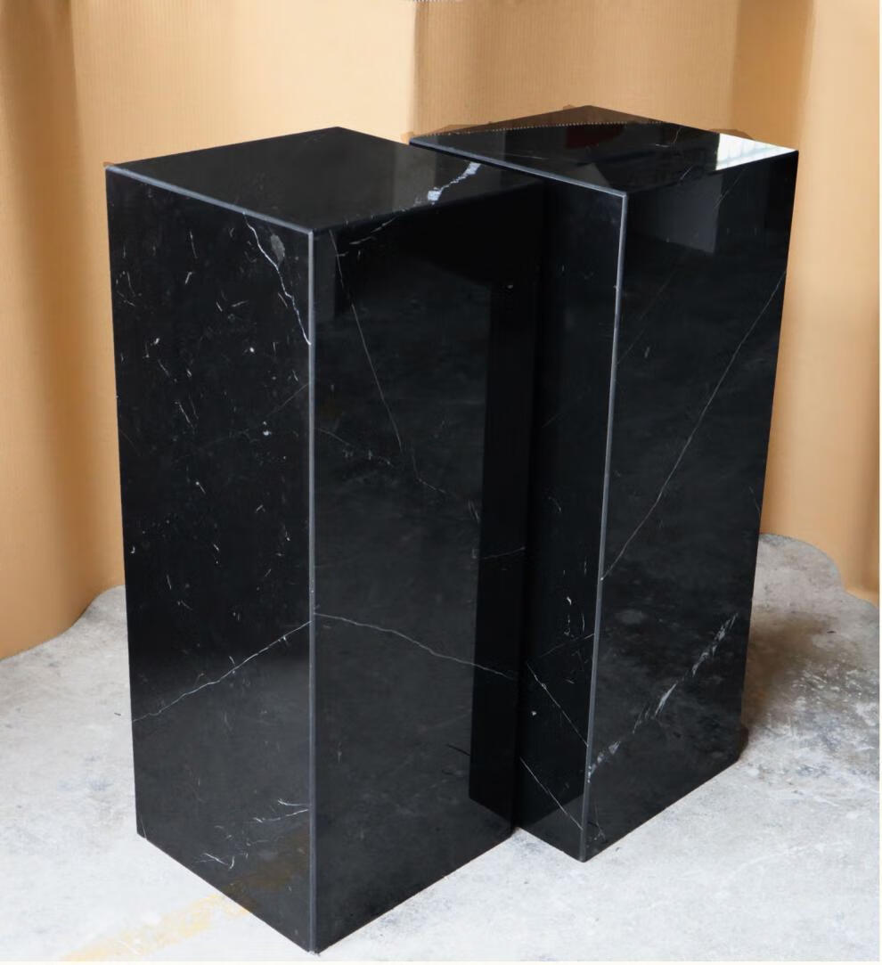 现代简约玄关落地摆件大理石雕塑底座空间装饰艺术品摆放立柱sn3729 3