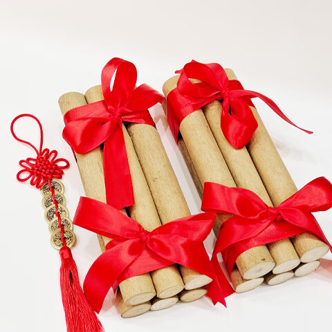 柴火搬新家新房入宅仪式用品礼品装饰品祝福礼物结婚摆件 黄金柴m号