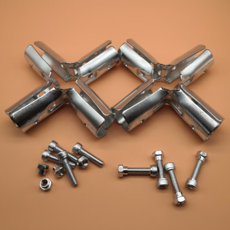 25圆管接头镀锌管接头圆管卡扣镀锌管扣件不锈钢管卡扣铁管连接件定制