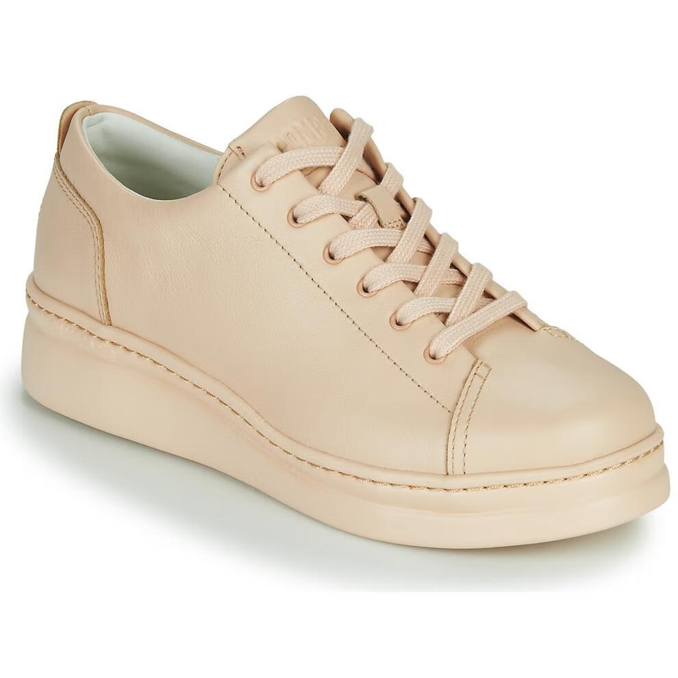 camper看步run女鞋时尚百搭中跟系带板鞋玫瑰色春秋k200645022玫瑰色