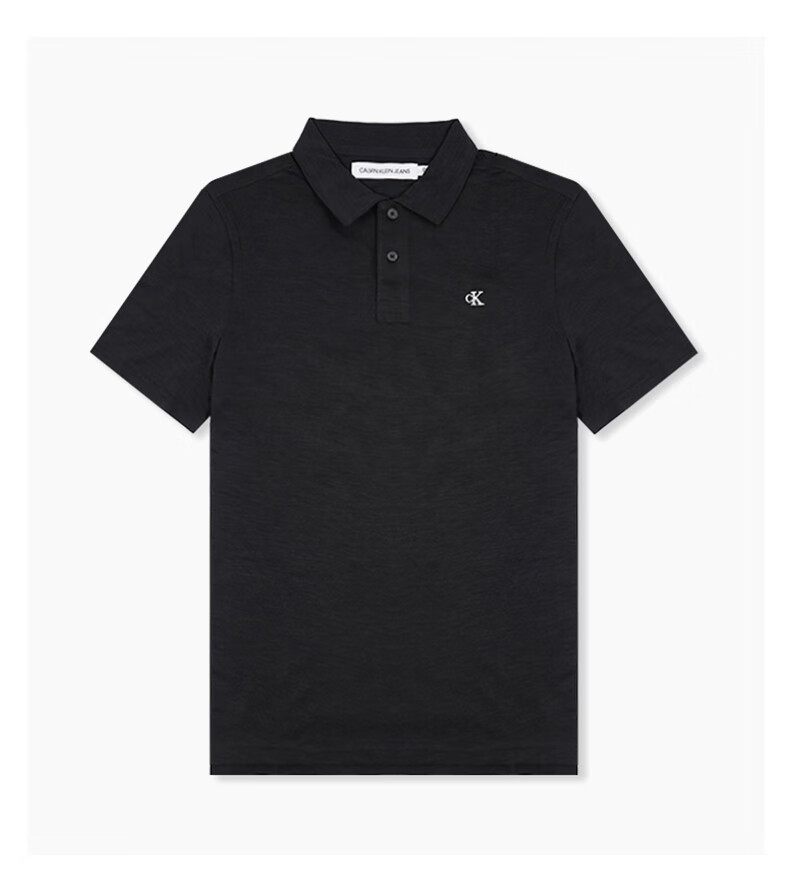 calvinkleinck男士新款休闲短袖polo衫m黑色40gp228001l