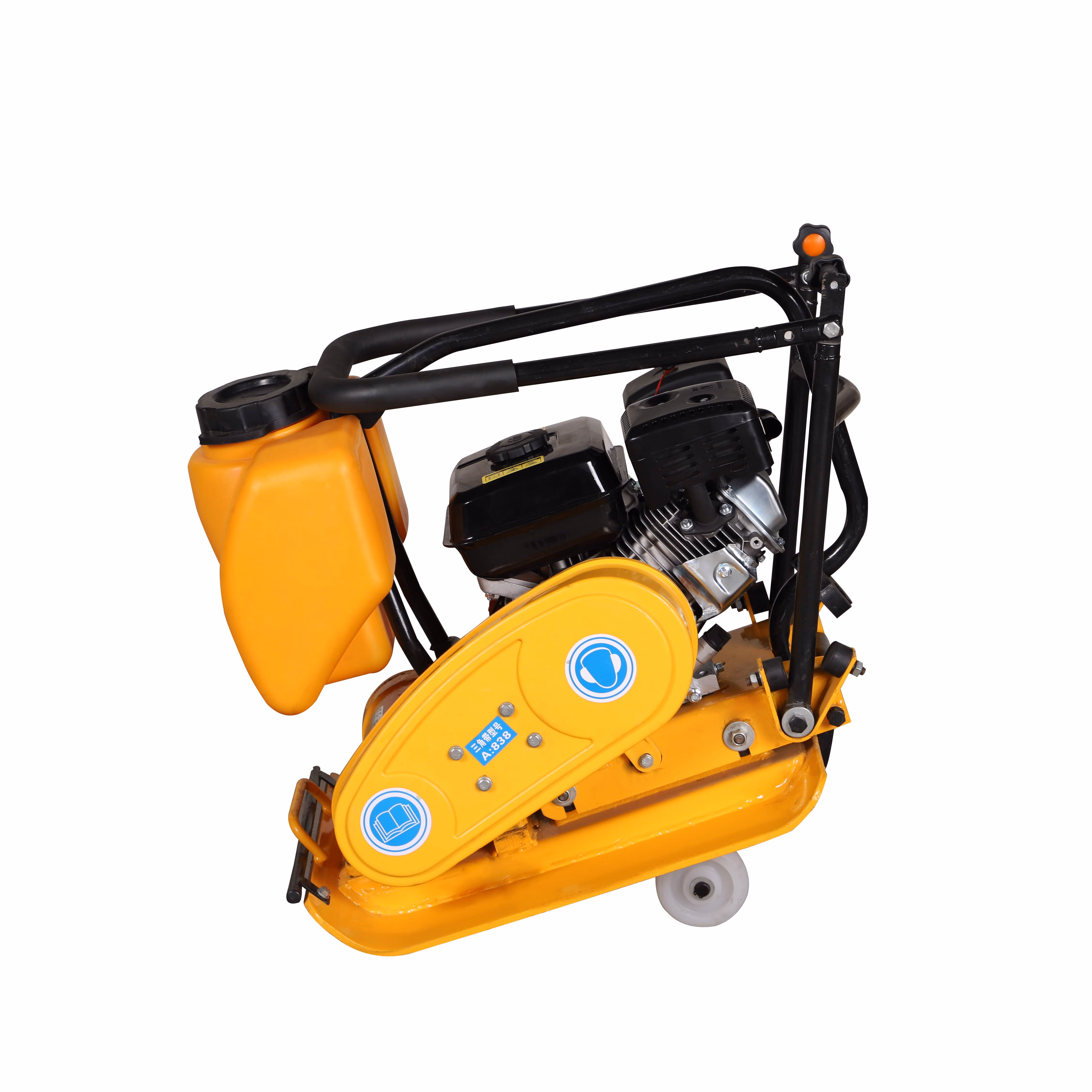 90型柴油平板夯打夯机夯土机夯实机压实机汽油震动夯路面平板夯90型