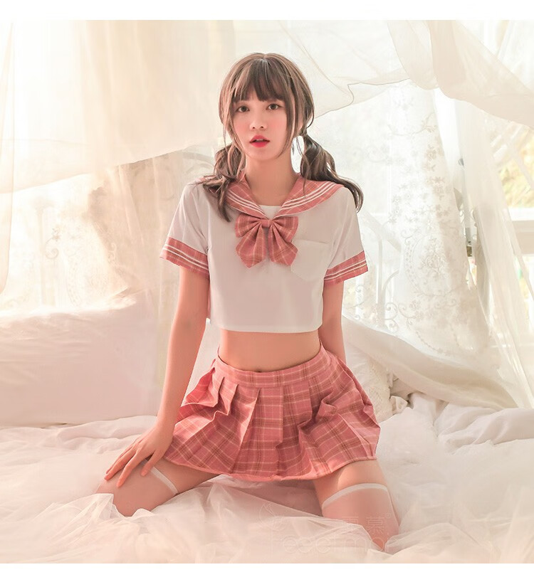 内衣女制服学装免脱学霸生装7041 女士性感情趣日系风清纯妹子制服