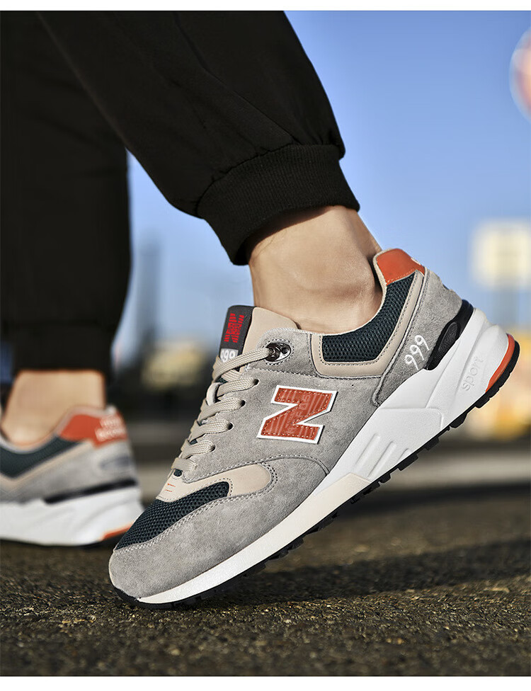 new balance 新百伦nb男鞋999跑步鞋 春秋新百轮酷跑休闲复古运动潮鞋