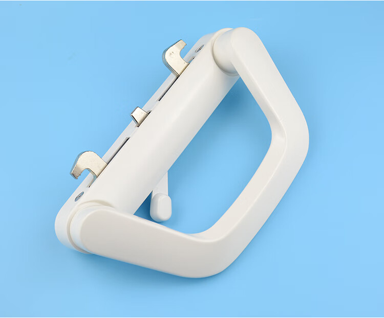 推拉门锁移门钩锁单边豪华对接锁铝合金玻璃门隔断对开阳台拉手锁黑色