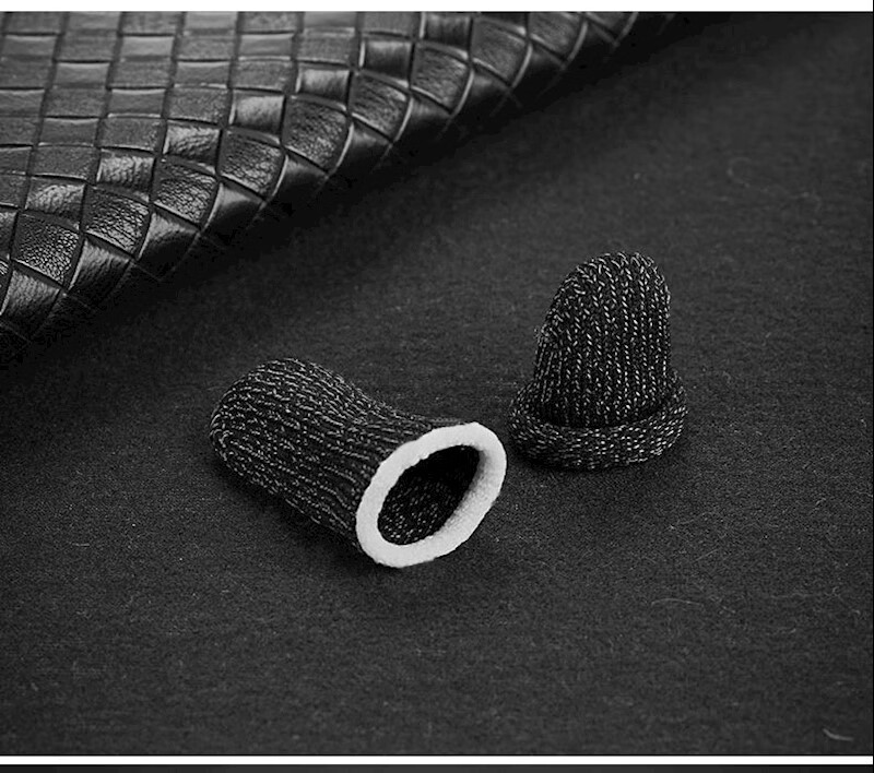 套王者荣耀超神手游触摸屏手套游戏透气黑色指套两对升级银纤维材质