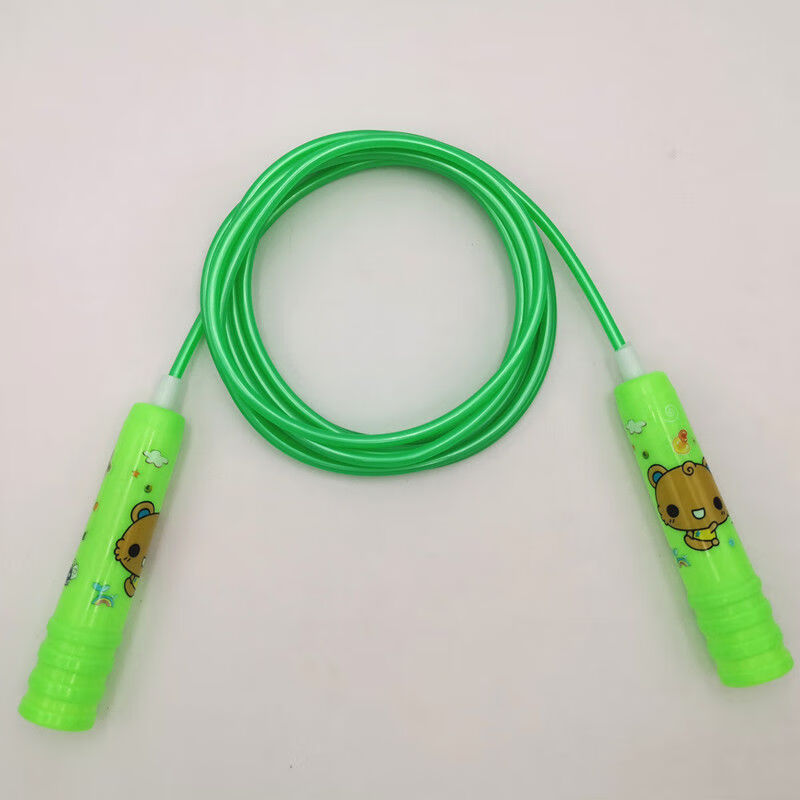 卡通塑料手柄跳绳 绿色 4个【图片 价格 品牌 报价】-京东