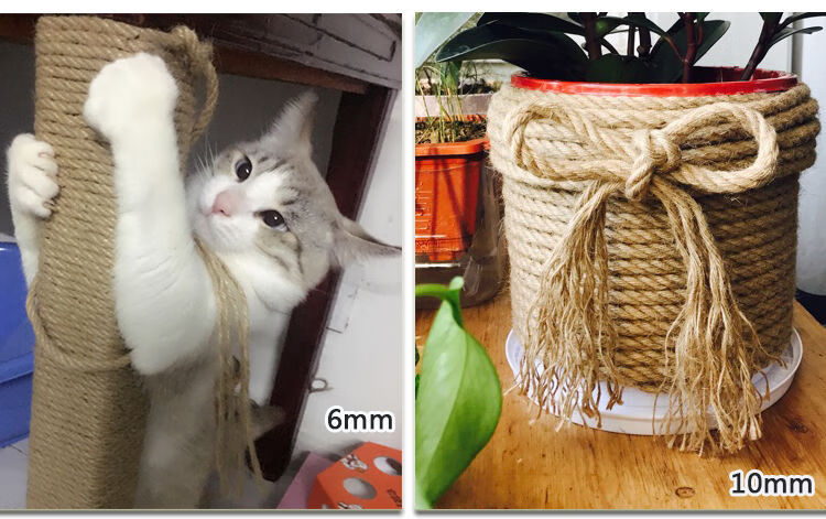 细麻绳绳子装饰粗秋千挂手工捆绑照片墙网编织耐磨吊灯照片墙diy1毫米