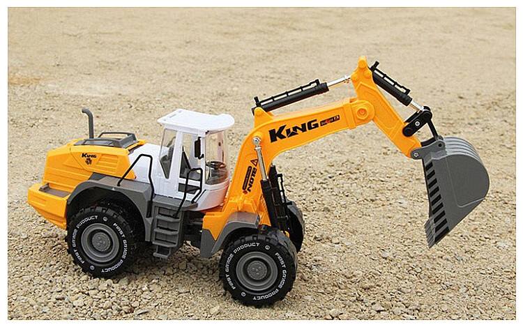 铲车铲机大号惯性仿真工程车模型儿童沙滩玩具耐摔铲土机男孩礼物惯性