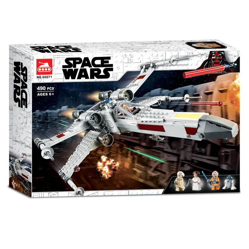 大战系列歼星舰千年隼战机拼装玩具礼物礼品物60070帝国钛战机450颗粒