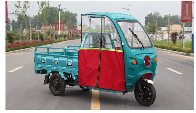 三轮车雨棚电动三轮车雨棚车篷前车头棚快递驾驶棚遮阳挡雨篷塑料车棚