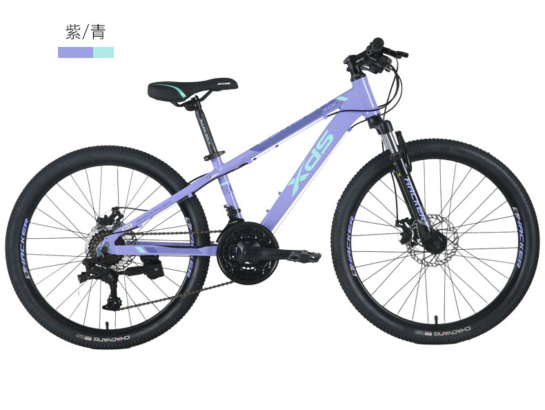 喜德盛xds山地自行车黑客390-a新品24吋21速变速机械碟刹x6铝合金车架