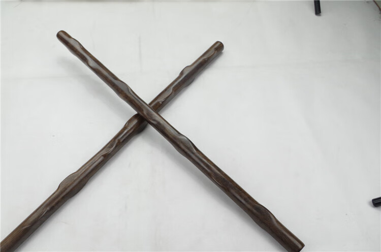 黑檀木短棍实木棍子武术长棍太极鞭杆魔杖汽车防身红木