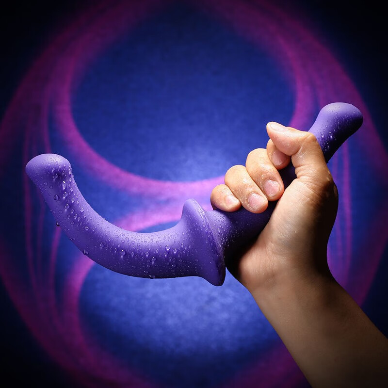 双头龙女用仿真阳具女同性恋拉拉les情趣用品柔软假快感自慰器后庭