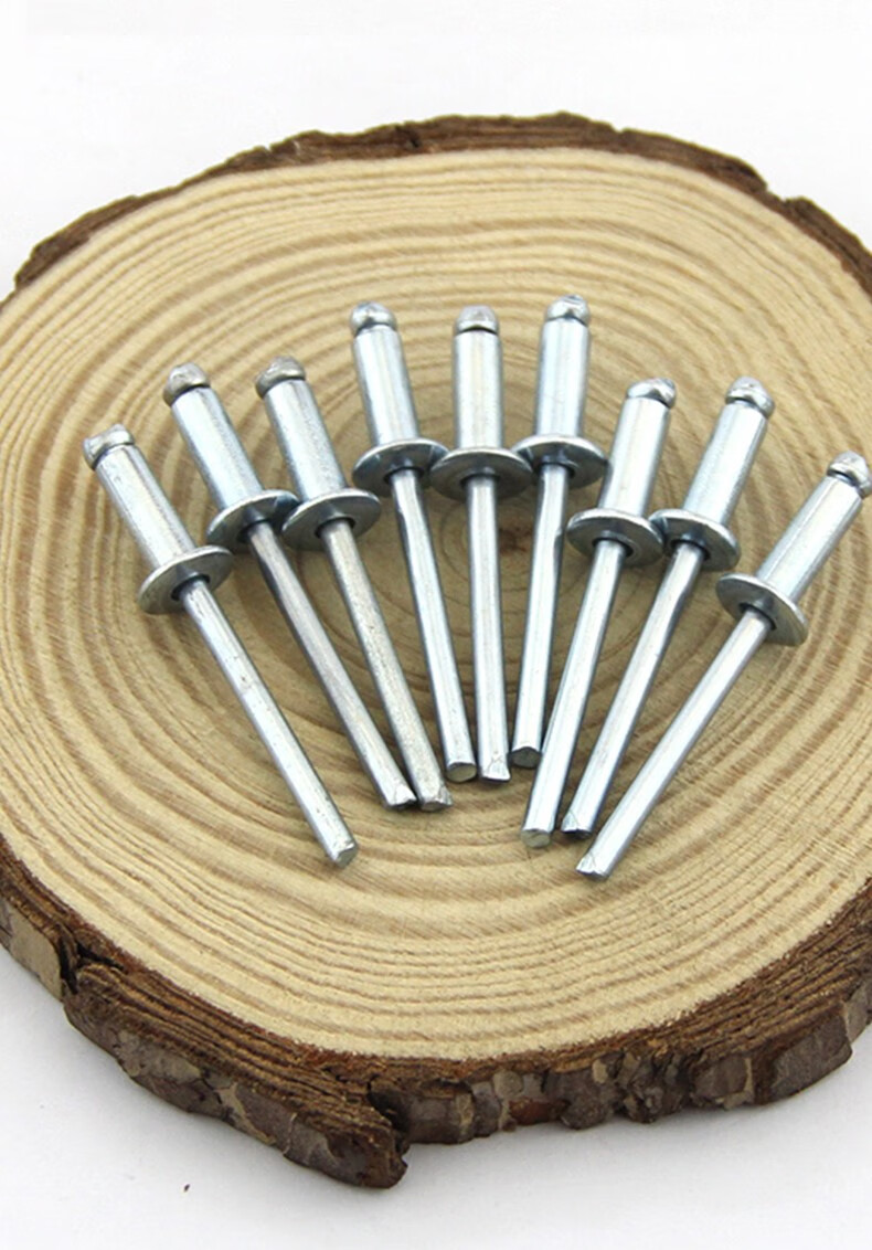 静璇开口型全铁抽芯铆钉铁抽芯钉铁卯钉铁拉钉钢制铆钉m3.