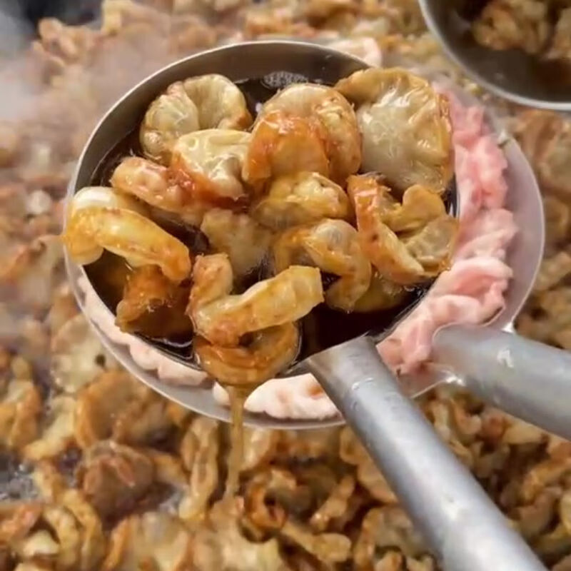 鸡冠油花油渣猪油渣油梭子花脂渣地区特产 油梭子120克 椒盐粉【图片