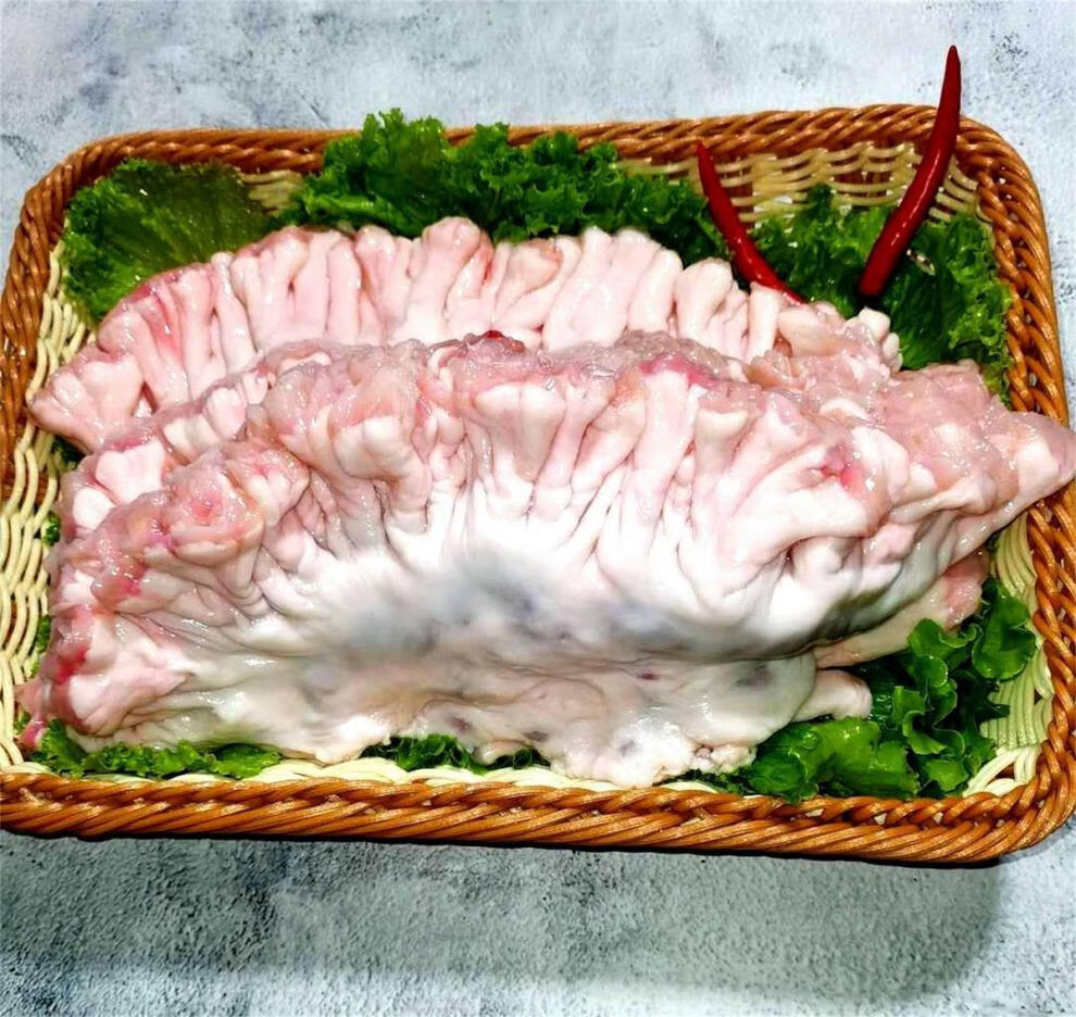 土猪新鲜鸡冠子油肠油水油花油特色网红小吃炼油嗞