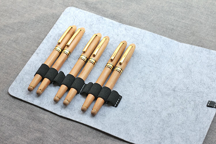 鸭嘴笔标图可吸墨铅笔圆规绘图绘画藏文钢笔 竹木质 平头平行笔平尖