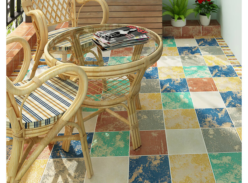 罗浮威尔luofuweier瓷砖波西米亚卫生间仿古砖厨卫砖地中海复古厨房