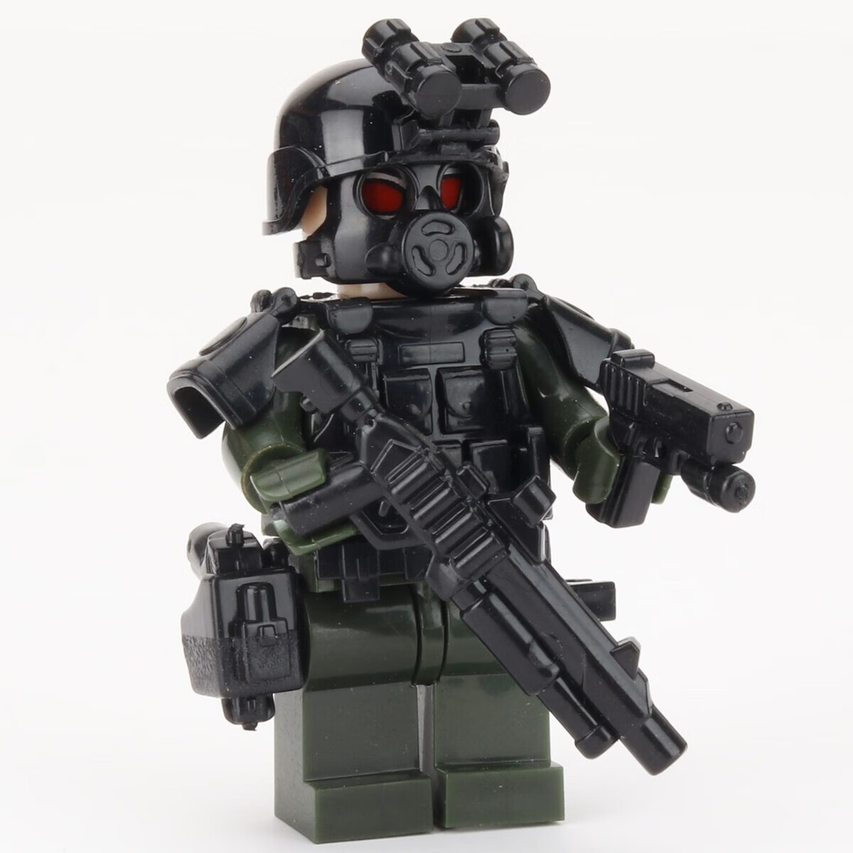 乐高(lego)moc军事特种兵城市特警人仔同款系列积木枪拼装香港警察