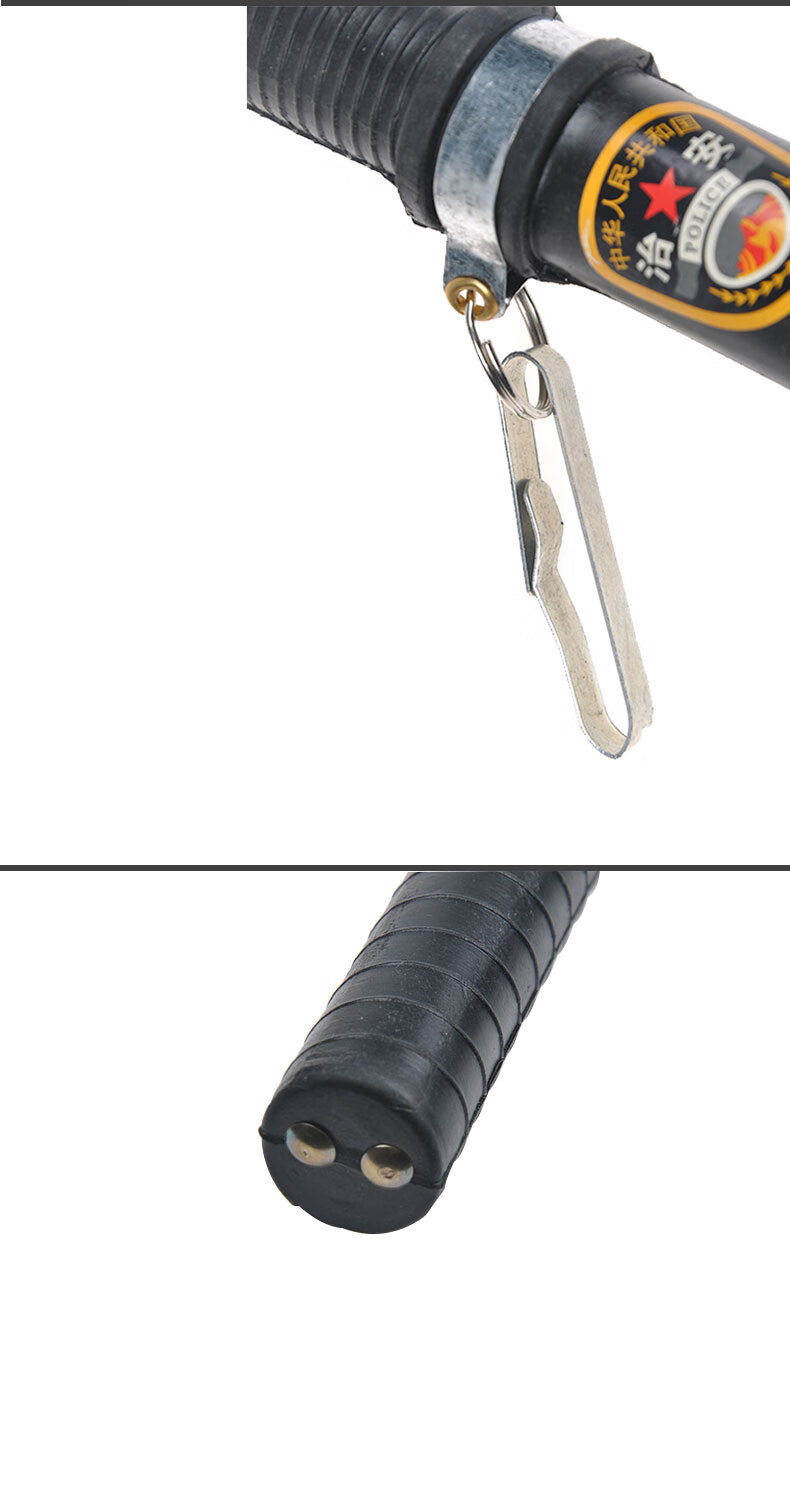 华宇营地安保橡胶棍防身用品分安保巡逻棍橡胶直棍狼牙棒橡胶直棍